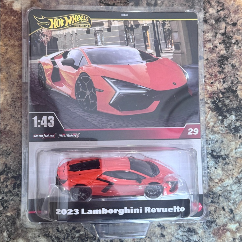 Hot Wheels Lamborghini Revuelto Toy Car - Striking Red